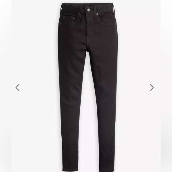 Levi’s 721 Black High Rise Skinny Women’s Jean in 28 Waist and 30 Length - Picture 9 of 9